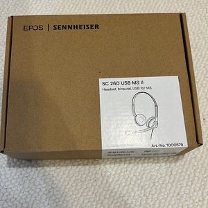 EPOS SENNHEISER SC 260 USB MS 2 Headset. Brand New